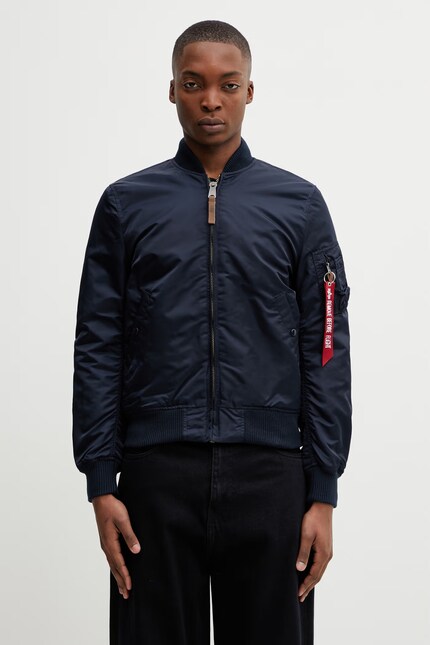 Alpha Industries bomber jacket MA-1 VF 59 men's navy blue color
