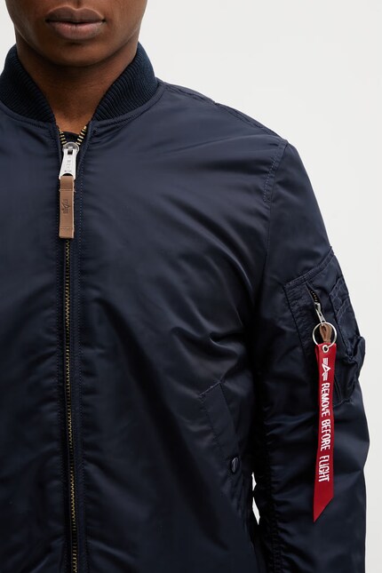 Alpha Industries bomber jacket MA-1 VF 59 men's navy blue color