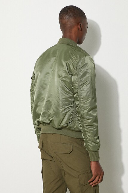 Alpha Industries bomber jacket MA 1 VF 59 men's green color