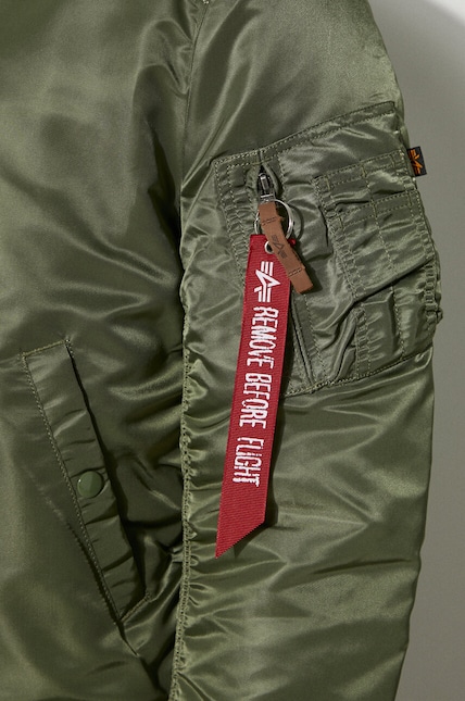 Alpha Industries bomber jacket MA 1 VF 59 men's green color