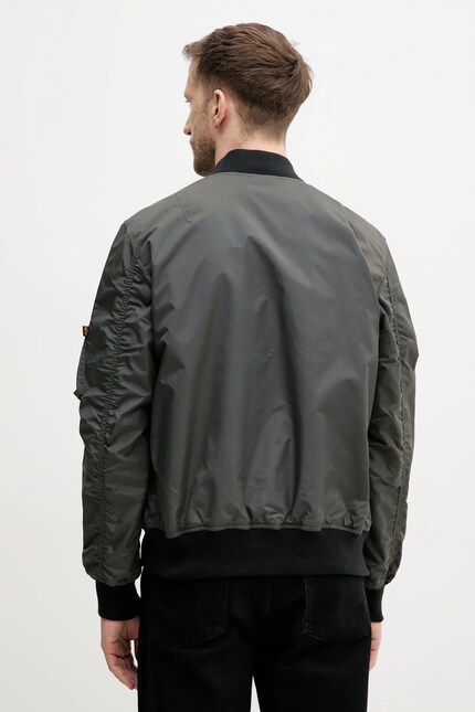 Alpha Industries bomber jacket Ma-1 Ttc men's gray color at PRM US