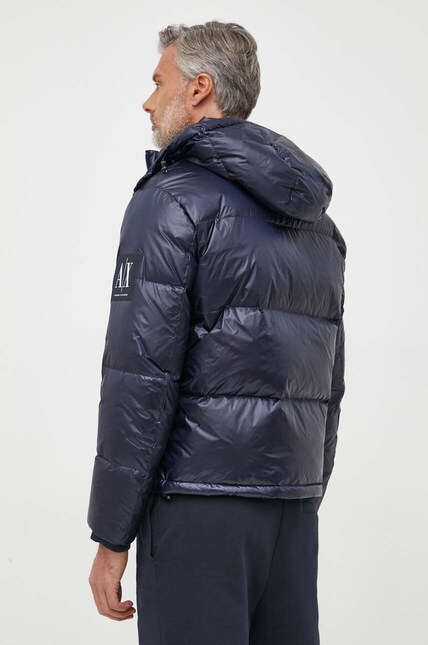 Пуховая куртка Armani Exchange мужская цвет синий зимняя | ANSWEAR.ua