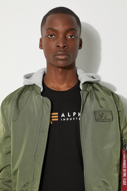 Alpha Industries jacket MA-1 TT Hood BP Ref. 106103 01 men's green