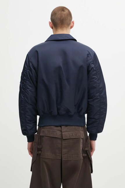 Alpha Industries bomber jacket CWU 45 100102 07 menﾒs blue color