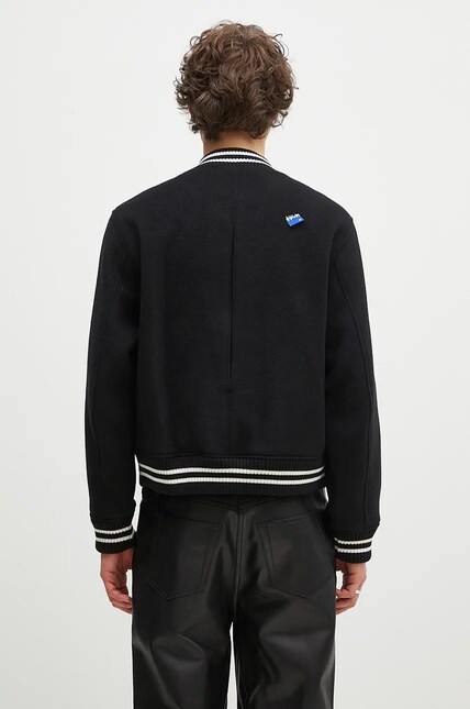 Ader Error wool bomber jacket black color BM42FYJK0504BK at PRM US