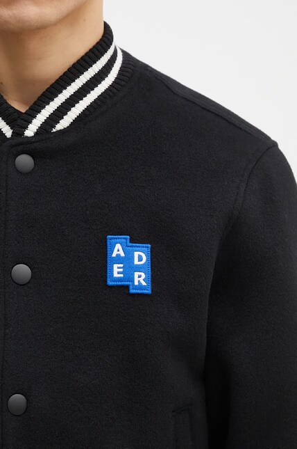 Ader Error wool bomber jacket black color BM42FYJK0504BK at PRM US