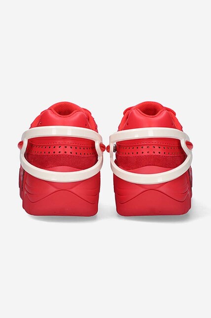 Raf Simons leather sneakers Cylon red color at PRM US