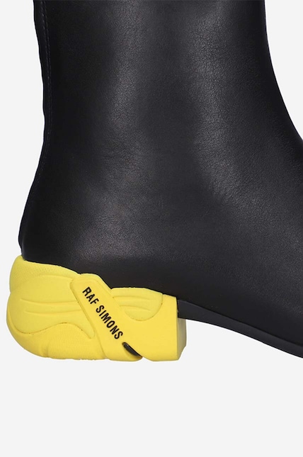 Raf Simons leather ankle boots Solaris High HR780008L 0009 black Raf Simons leather ankle boots Solaris High HR780008L 0009 black