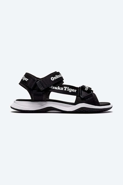 Onitsuka Tiger サボ・クロッグサンダル 黒/白 Onitsuka Tiger sandals Ohbori Strap black color at PRM US