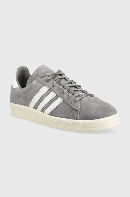 adidas suede sneakers Campus 80s FZ6154 gray color at PRM US