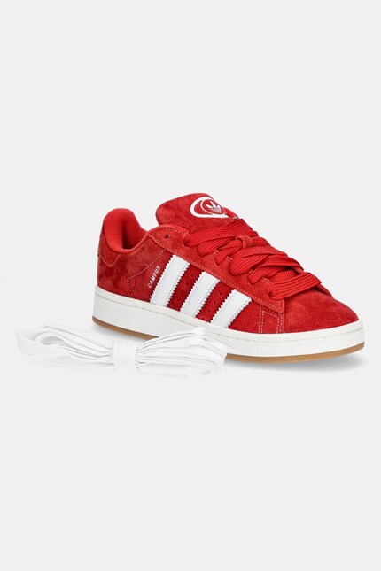 Замшеві кросівки adidas Originals Campus 00S колір червоний H03474