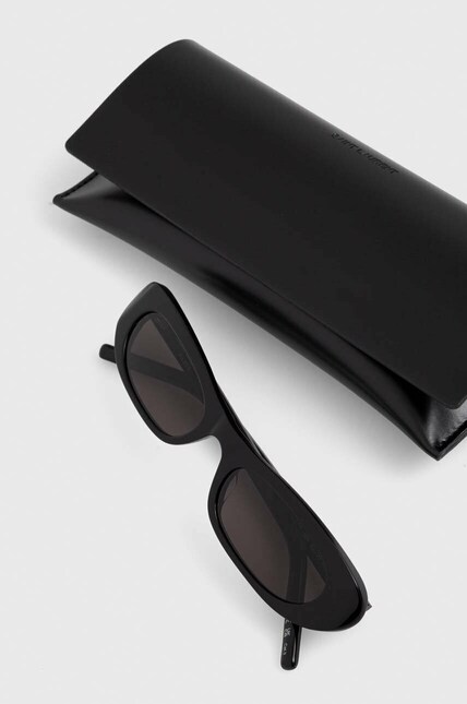 Сонцезахисні окуляри Saint Laurent жіночі колір чорний SL 557