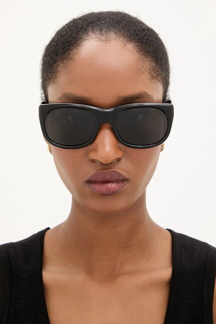 Солнцезащитные очки Saint Laurent цвет чёрный SL 815 ROMY | ANSWEAR.ua