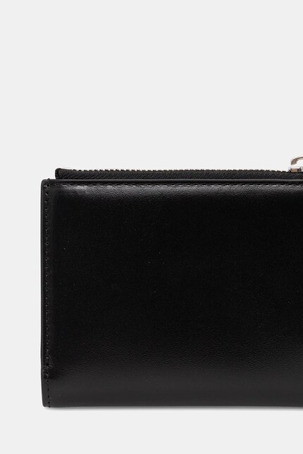Diesel portofel de piele 1DR 1DR BI-FOLD ZIP II culoarea negru