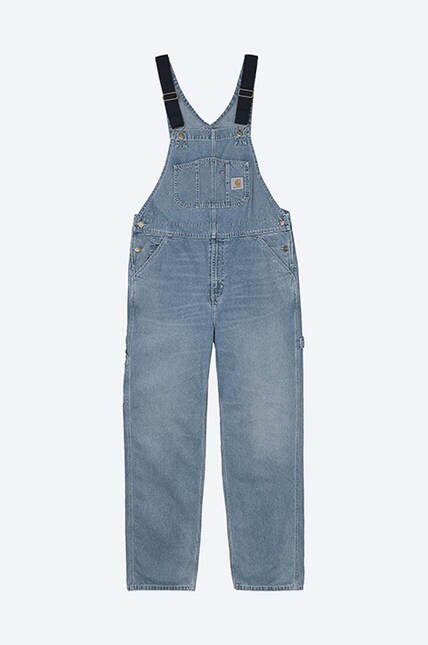 Carhartt WIP denim overalls Bib Overall blue color at PRM US