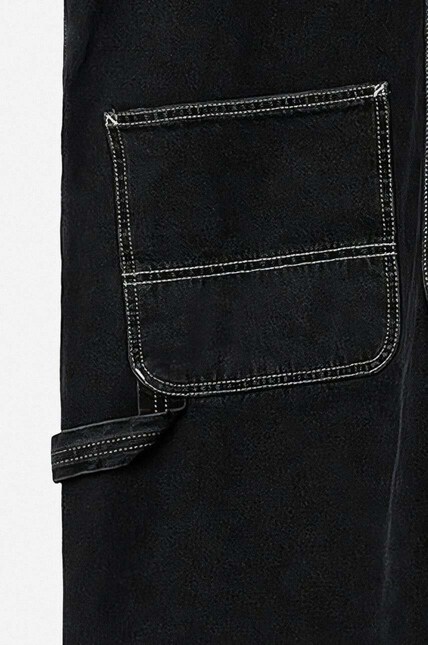 Carhartt WIP cotton overalls black color at PRM US