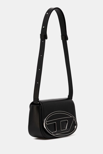 Diesel poseta de piele 1DR 1DR M shoulder bag culoarea negru
