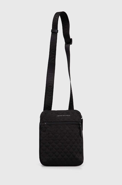 Emporio Armani borseta barbati, culoarea negru | ANSWEAR.ro