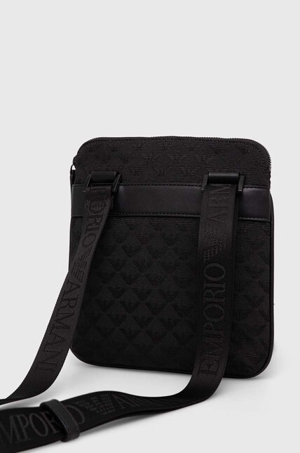 Emporio Armani borseta barbati, culoarea negru | ANSWEAR.ro