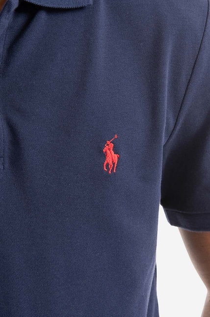 Polo Ralph Lauren polo shirt men's navy blue color at PRM US