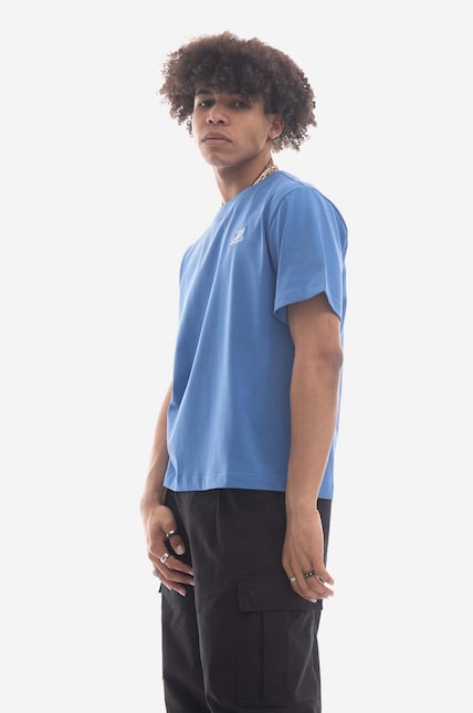 Ader Error t-shirt men's blue color at PRM US