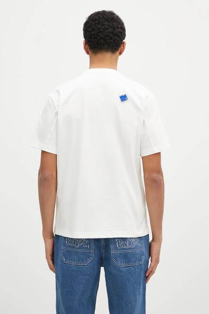 Ader Error t-shirt men's white color with a print BMSGFYTS0104OW