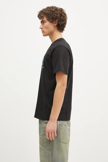 Ader Error t-shirt men's black color with an application