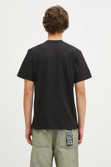 Ader Error t-shirt men's black color with an application