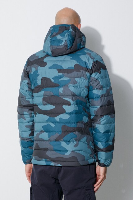 ジャケット・アウター Columbia hooded puffer quilting jacket m Columbia sports jacket Powder Lite Hooded Jkt blue color 1693931