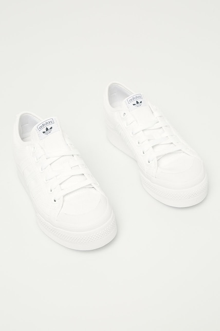 adidas Nizza Platform Triple White FV5322 at PRM US