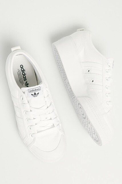adidas gazelle silver green womens adidas Originals Nizza Ftwr White/Core Black/White – Heppo.com