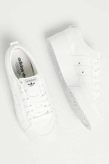 adidas Nizza Platform Triple White FV5322 at PRM US adidas Nizza Platform Triple White FV5322 at PRM US