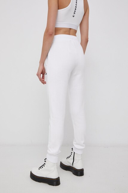 Ellesse Pantaloni femei, culoarea alb, melanj SGK13652-011