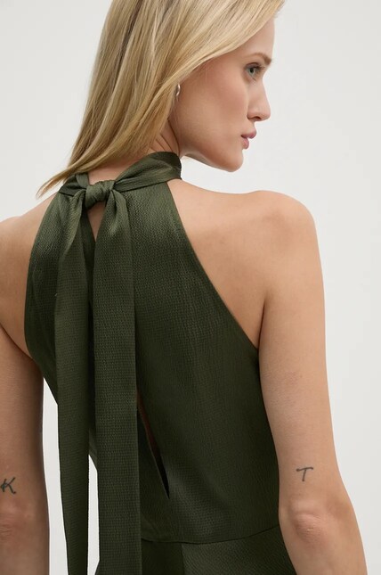 Samsoe Samsoe dress Rheo green color F20500071 at PRM US Samsoe Samsoe dress Rheo green color F20500071 at PRM US