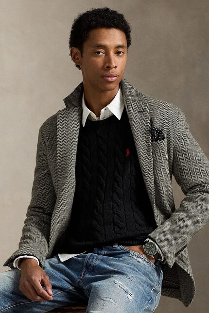 Ralph Lauren Black Palms コンフォーターカバー Polo Ralph Lauren pulover de bumbac bărbați, culoarea negru