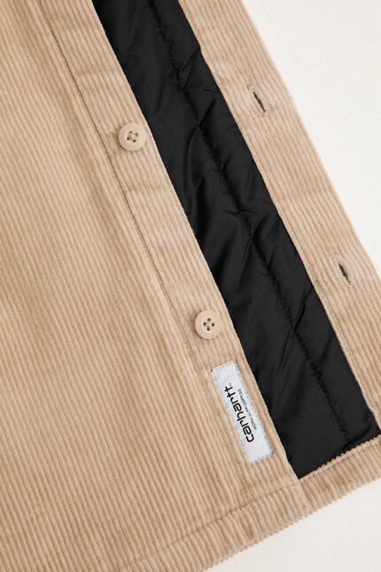 Carhartt WIP jacket Whitsome Shirt Jac men's beige color at PRM US