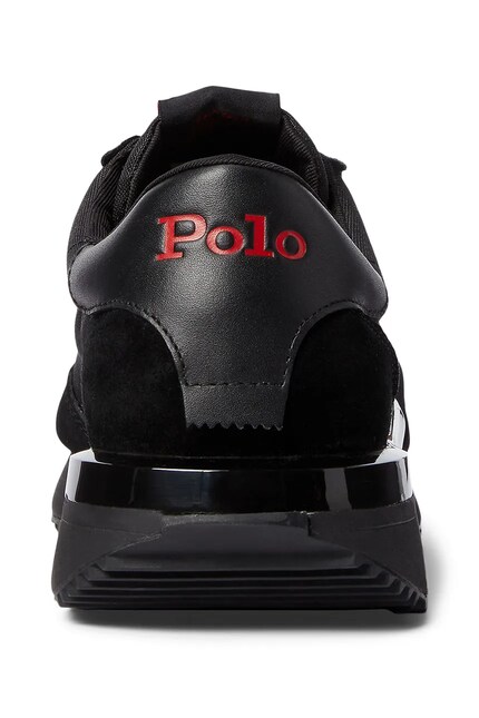 Polo Ralph Lauren sneakers TRAIN 89 black color at PRM US