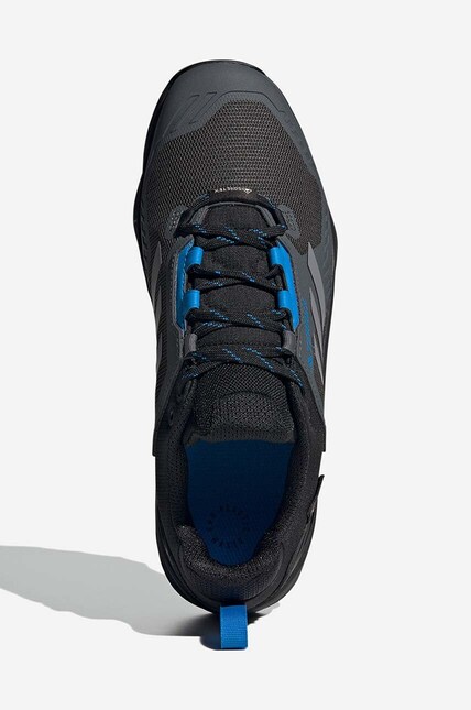 adidas Terrex Swift R3 Gore-Tex Core Black Grey Blue Rush HR1311 at PRM US