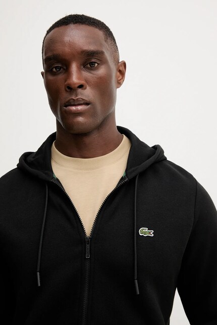 ココ‼️Lacoste ブラック ブルゾン Lacoste tracksuit men's black color at PRM US