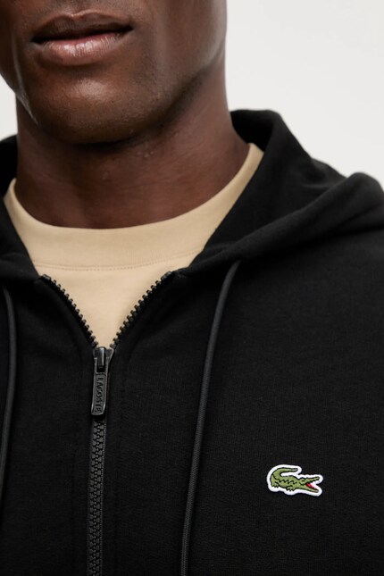 Lacoste tracksuit men's black color at PRM US