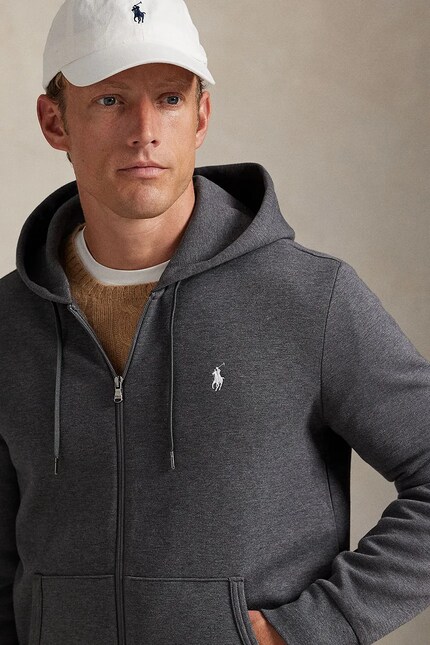 Polo Ralph Lauren sweatshirt green color hooded smooth 710881517