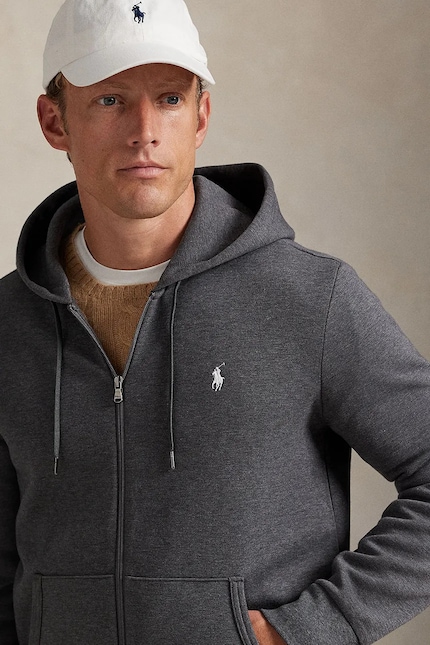 Polo Ralph Lauren sweatshirt green color hooded smooth 710881517 Polo Ralph Lauren sweatshirt green color hooded smooth 710881517