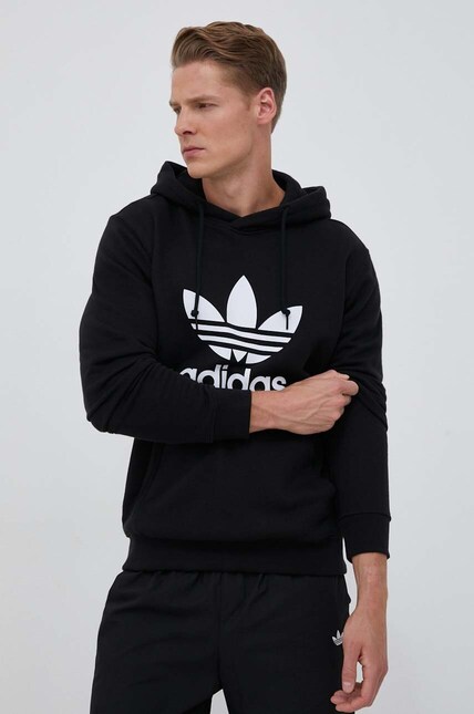 user_242dea43　様 adidas Originals hanorac de bumbac Classics Trefoil Hoodie bărbați