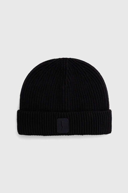 Neil Barett wool blend beanie FISHERMAN BEANIE black color PBCP335