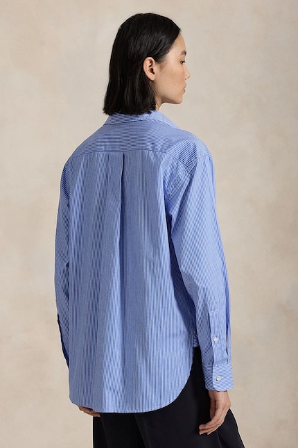 Polo Ralph Lauren shirt cotton Women's blue striped 211910743 at PRM US Polo Ralph Lauren shirt cotton Women's blue striped 211910743 at PRM US