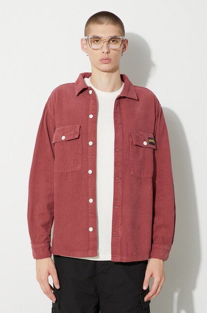 Stan Ray corduroy shirt CPO SHIRT maroon color AW2311142 at PRM US