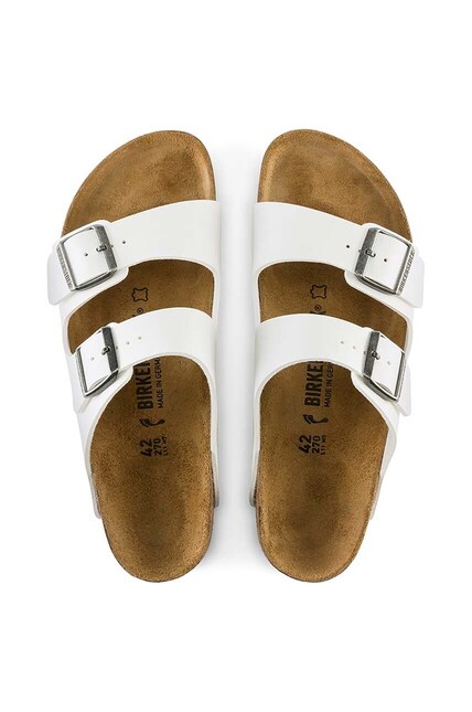 Birkenstock Arizona Birko-Flor White 552683 at PRM US