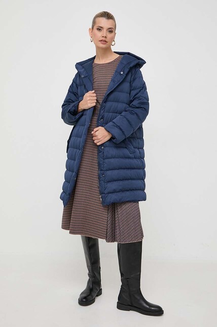 Пуховая куртка Weekend Max Mara женская цвет синий зимняя | ANSWEAR.ua