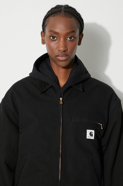 Carhartt WIP denim jacket women's black color at PRM US
