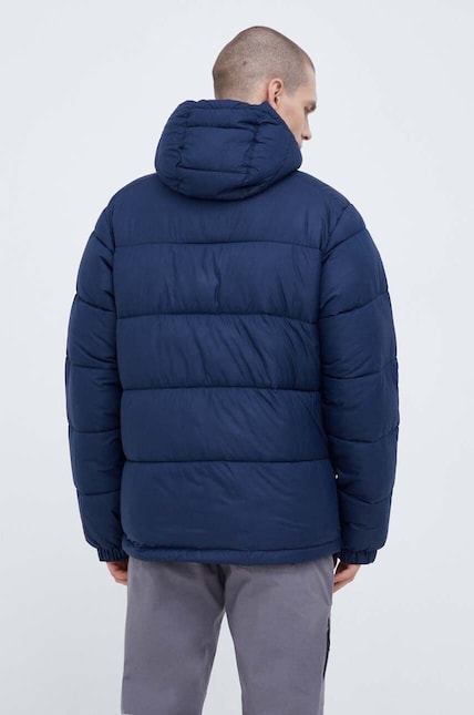Columbia jacket M Pike Lake II Hooded Ja men's navy blue color